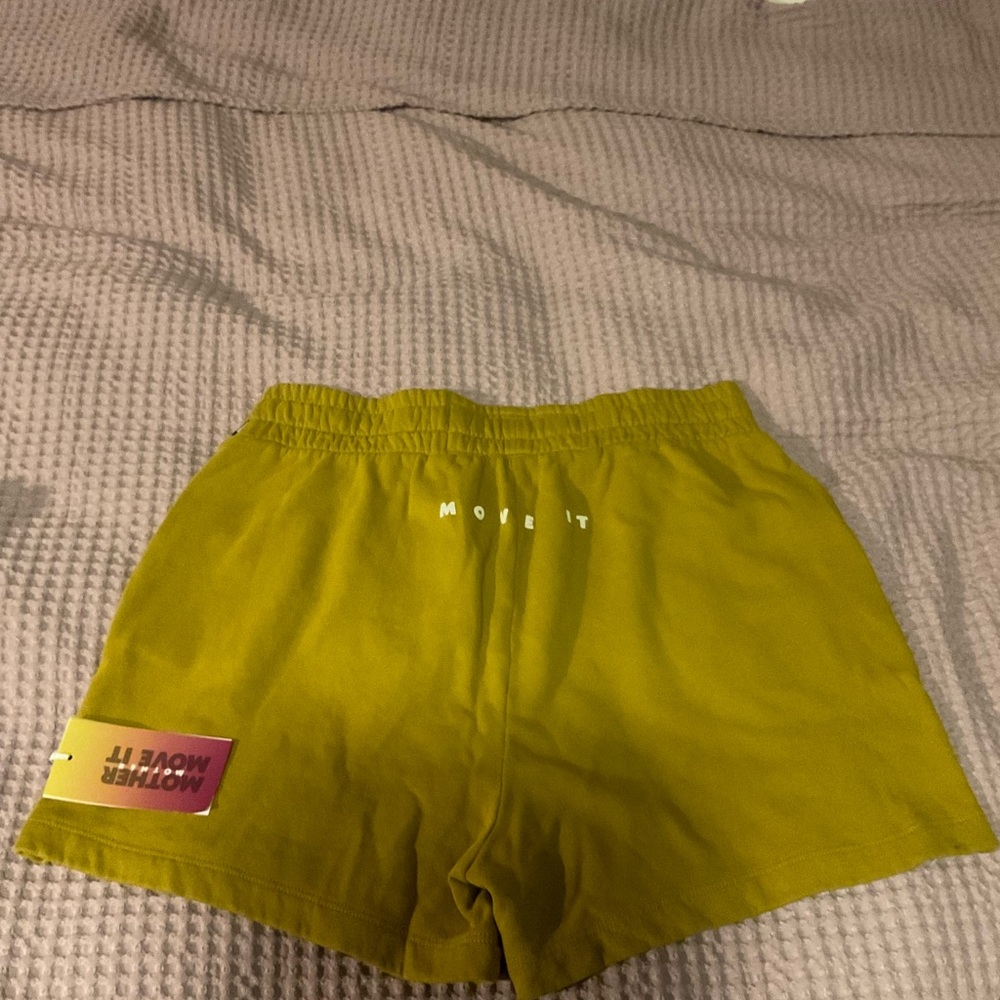 MOTHER yellow Sweat Shorts